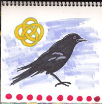 Celtic Crow by Dianne Forrest Trautmann from VG4
